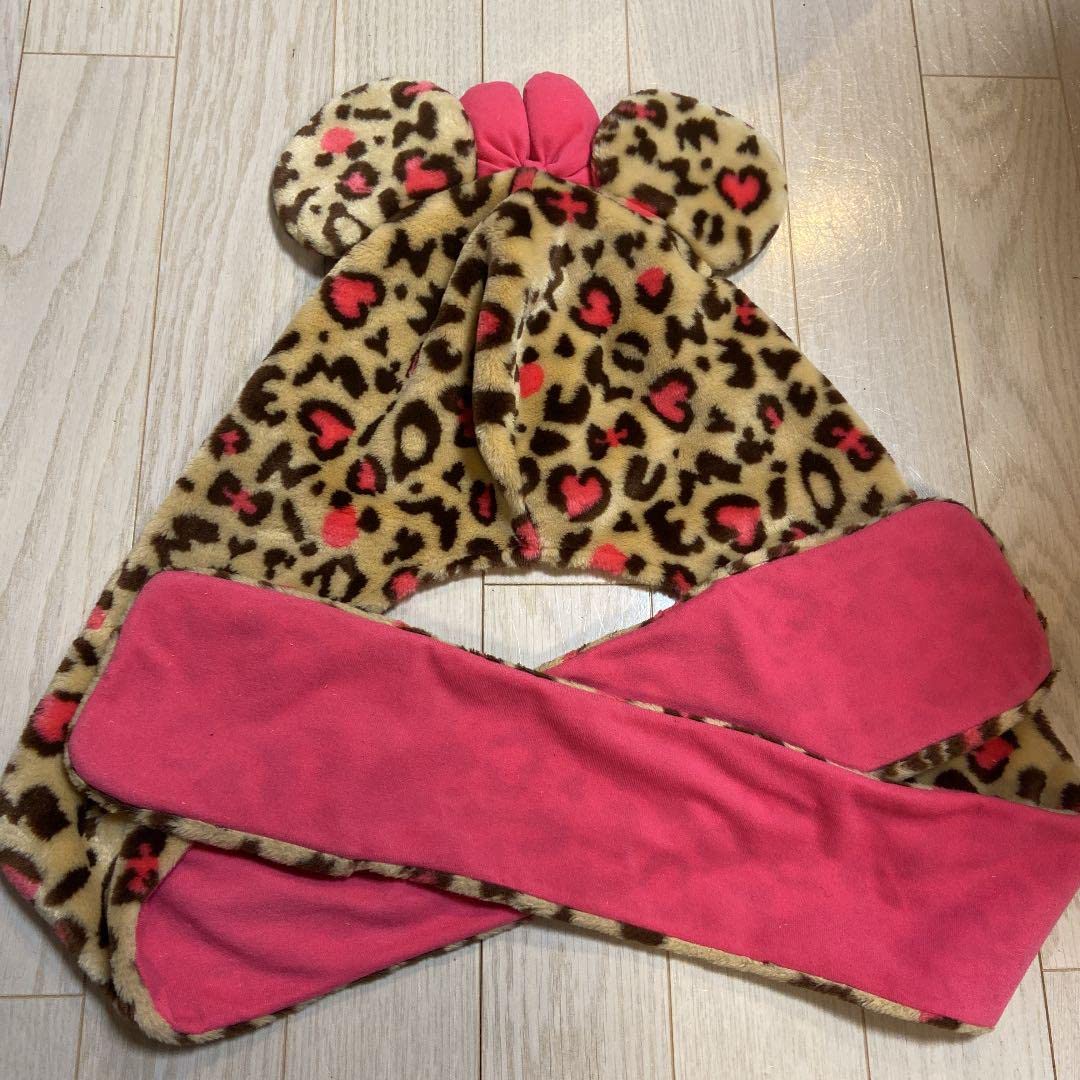 Amazon.co.jp: デイズニー ミニーちゃん?豹柄被り物ファン